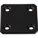 CANFORD BLANKING PLATE For Tailboard panel, LEMO FMW / FXW cutout, black