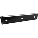 CANFORD TAILBOARD PANEL Flat 2U 3x Fischer Triax 1051 DB socket, black