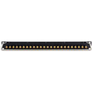 CANFORD BNC TERMINATION PANEL 1U, 1x24, 12G 4K, black, gold