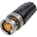 NEUTRIK NBNC75BDD6X BNC 12G UHD Male cable, rear twist, Belden 1855A 4855R