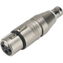 ADAPTER 3FX-BNCF 3-pin XLR female - BNC female