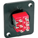 CANFORD D-SERIES Switch, double pole changeover, black