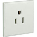 RPP EASYCLIP MODULE PE574 15A USA 125V polarised socket, full module, white