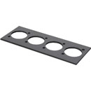 NEUTRIK NSB-4WAYPANEL Spare 4 hole punched plate