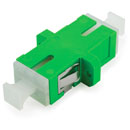 SENKO FIBRE OPTIC SC APC SM SIMPLEX FEEDTHROUGH COUPLER Green