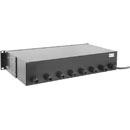 CANFORD ANGLED FIBRE FIELD TERMINATION RACKMOUNT CASE 2U 8 x Lemo SMPTE FXW.3K plug, black