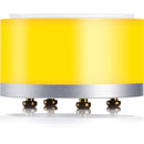 YELLOWTEC YT9203 LITT 50/22 YELLOW LED COLOUR SEGMENT 51mm diameter, 22mm height, silver/yellow