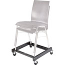 K&M 13490 CHAIR CART Steel, castors, for 13420/13430 chairs, black