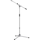 K&M 21080 BOOM STAND Folding legs, 925-1630mm, two-piece 425-725mm boom, die-cast base, grey