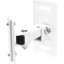 K&M 24180 LOUDSPEAKER MOUNT Wall, up to 10kg, 0-15 degree tilt, swivel, white