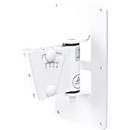 K&M 24481 LOUDSPEAKER MOUNT Wall, up to 25kg, 0-30 degree tilt, swivel, white