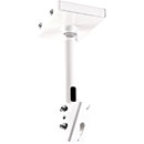 K&M 24496 LOUDSPEAKER MOUNT Ceiling, up to 25kg, 0-45 degree tilt, 90 degree swivel, white