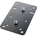 K&M 24352 UNIVERSAL MOUNTING BRACKET Vertical, multiple mounting templates, black