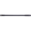 K&M 23045 GOOSENECK 3/8-inch female thread, 3-pin XLR connection, side cable outlet, 350mm, black