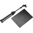 K&M 12155 LAPTOP STAND Floor, freestanding, tripod base, 400x290mm table, 780-1290mm height, black