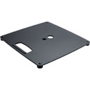 K&M 26711 BASE PLATE S Steel, 406x406x23mm, M20 thread, black