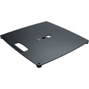 K&M 26712 BASE PLATE M Steel, 489x489x23mm, M20 thread, black