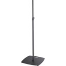 K&M 24624 LIGHTING STAND Floor, flat steel base, up to 30kg load, 1400-2400mm, black