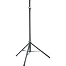 K&M 24625 LIGHTING STAND Floor, tripod base, up to 18kg load, 1800-3220mm, clamp lever, black