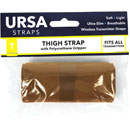 URSA STRAPS THIGH STRAP Vertical pouch, 63 x 10cm, non-slip, caramel