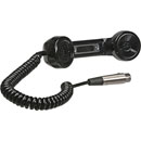 RTS HS-6A HANDSET Black, 200 ohms, with 500 ohms mic, coiled cable, XLR 4-pin female