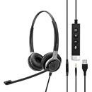 EPOS IMPACT SC 665 USB HEADSET Double-sided, inline call control, jack/USB