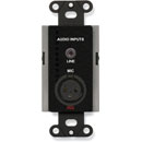 RDL DB-J3M AUDIO INTERFACE Dual input, mic/line, 1x 3.5mm/1x XLR in, terminal out, black