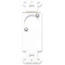 RDL D-D1T PLATE Single, top hole position, white