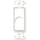 RDL D-D1 PLATE Single, bottom hole position, white