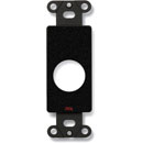 RDL DB-D1 PLATE Single, bottom hole position, black