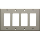 RDL CP-4G COVER PLATE Quad, for SMB-4/DC-4, grey