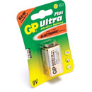 GP ULTRA+ ALKALINE BATTERY PP3 size, 9V