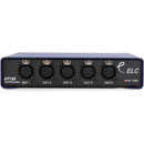 ELC LIGHTING DT125/3 SPLITTER DT125 DMX SPLITTER 1x DMX in, 5x DMX out, 3-pin XLR