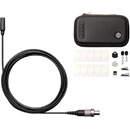 SHURE TWINPLEX TL48 MICROPHONE Subminiature, omni, with accessory pack, LEMO connector, black