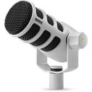 RODE PODMIC USB MICROPHONE Dynamic, cardioid, end address, 3-pin XLR/USB-C, white