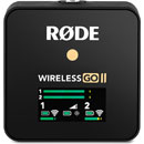 RODE WIRELESS GO II RADIOMIC SYSTEM Dual transmitters, compact, clip-on, 2.4GHz, black