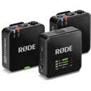 RODE WIRELESS GO GEN 3 RADIOMIC SYSTEM Dual transmitters, 2.4GHz, 32-bit float recording, black