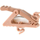 VOICE TECHNOLOGIES AC400 CROCODILE STYLE CLIP MOUNTING For VT106HOF, VT401 and VT600, beige