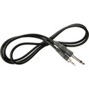 TRANTEC LD-SJ-JAC CABLE Screw jack to 6.35mm jack, radiomic guitar lead