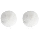 BUBBLEBEE TWIN WINDBUBBLES WINDSHIELDS Size 3, 40mm opening, white (pack of 2)