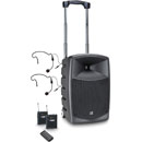 LD SYSTEMS ROADBUDDY 10 BPH 2 PORTABLE PA Battery powered, 2x headset mics, 863-865MHz