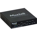 MUXLAB 500765 AUDIO CONVERTER Analogue to Dante, 4-channel, mic/line Phoenix inputs