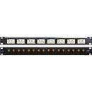 LEN LMPF01 RACK PANEL For 8x video isolators, 1U