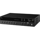 TOA A-3606D MIXER AMPLIFIER Digital, 60W, 100V/8-16ohm, 7-input, 2-zone output, web GUI monitoring