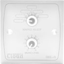 CLOUD RSL-6W REMOTE CONTROL PLATE Level and source, white