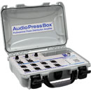 AUDIOPRESSBOX APB-MINI PRESS SPLITTER Portable, USB-C, active, 3x12, 24V DC mains, silver