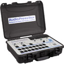 AUDIOPRESSBOX APB-320 C-D-USB PRESS SPLITTER Portable, Dante, USB-C, active, battery/mains, black