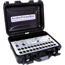 AUDIOPRESSBOX APB-224 C PRESS SPLITTER Portable, active, 2x in, 24x out, battery/mains, black