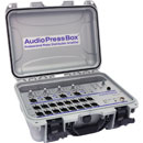 AUDIOPRESSBOX APB-416 C PRESS SPLITTER Portable, active, 4x in, 16x out, battery/mains, grey