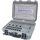 AUDIOPRESSBOX APB-416 C PRESS SPLITTER Portable, active, 4x in, 16x out, battery/mains, grey